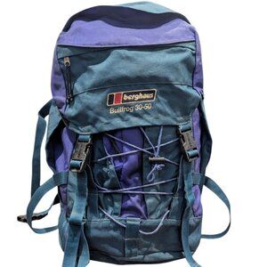 Berghaus Bullfrog 30-50 expandable backpack - Purple and Green
